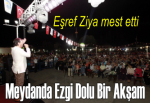 Meydanda ezgi dolu bir akşam