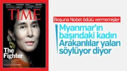 Nobel 'Barış' Ödüllü Aung Arakan çıkışıyla tepki topluyor