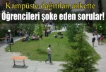 Öğrencileri şoke eden sorular!