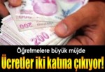 Öğretmenlere müjdeli haber!