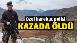 Özel harekat polisi kazada öldü