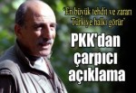 PKK yönecisi Kalkan: Bizde herkesin rolü var