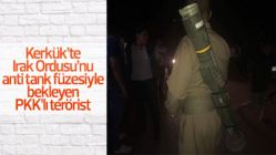 PKK'lı teröristler Irak Ordusu'na karşı bekleyişte