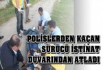 Polislerden Kaçan Alkollü Sürücü İstinat Duvarından Atladı