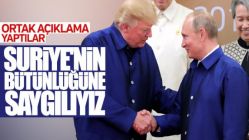 Putin ve Trump'tan Suriye için ortak deklarasyon