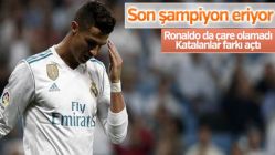 Ronaldo da Madrid'i kurtaramadı Katalanlar farkı açtı