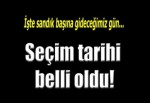 Seçim tarihi belli oldu