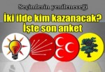 Seçimlerin yenileneceği iki ilde kim kazanacak? İşte son anket