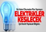 SEDAŞ PLANLI ELEKTRİK KESİNTİSİ İLANI