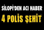 Silopi’de mayınlı tuzak: 4 polis şehit