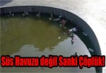 Süs Havuzu Değil Sanki Çöplük