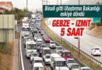 TEM'de 81 günlük trafiğin faturası vatandaşlara kesildi