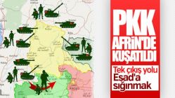 Terör örgütü PKK/PYD Afrin'de kıskaca alındı