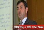 Torba yasa, af değil fırsat yasası