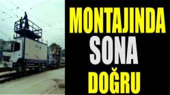 Tramvay tel montajında sona doğru