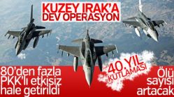 TSK: Kuzey Irak'ta 80'den fazla terörist etkisiz hale getirildi