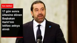 Ülkesine Dönen Başbakan Hariri'nin İstifası Askıya Alındı