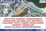 Umuttepe otobüs hareket merkezinde geçici düzenleme