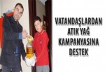 Vatandaşlardan, atık yağ kampanyasına destek