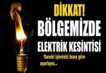 Yarın elektrik yok!