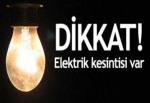 Yarın elektrik yok!