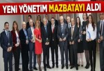 Yeni yönetim mazbatayı aldı