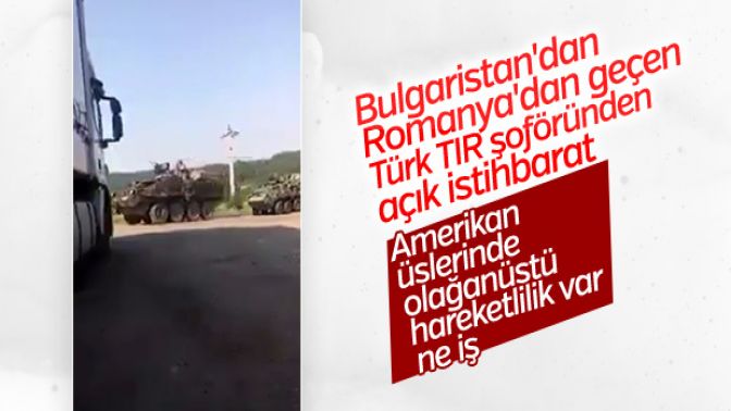 TIR şoförü vatandaşın, ABD askeri araçlarına yorumu