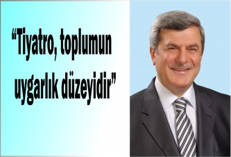 “Tiyatro, toplumun uygarlık düzeyidir”