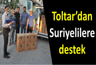 Toltar’dan Suriyeli ailelere destek