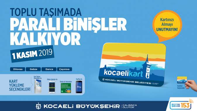 Toplu Taşımada Paralı Binişler Kaldırılıyor