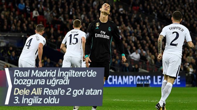 Tottenham evinde Real Madridi dağıttı