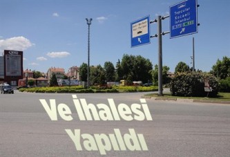 Trafik işaretlemeleri ihalesi yapıldı