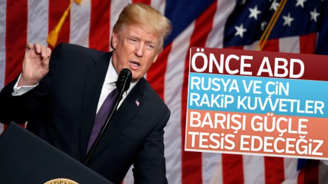 Trump ABDnin ulusal güvenlik stratejisini açıkladı