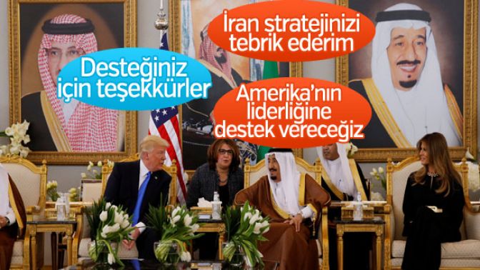 Trump, Kral Selman ile İranı görüştü