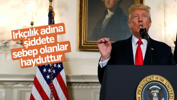 Trumptan ABDdeki ırkçı saldırılara tepki