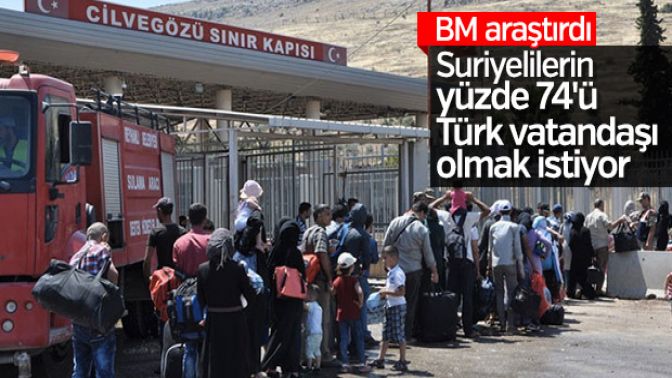 Türkiyedeki Suriyeliler Türk olmak istiyor