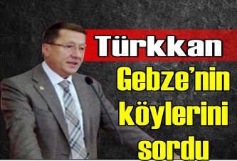 Türkkan Gebze’nin köylerini sordu