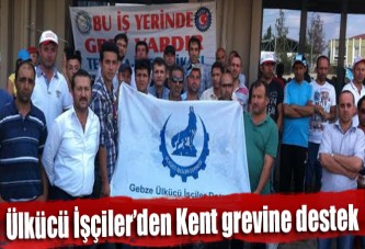 Ülkücü İşçiler’den Kent grevine destek