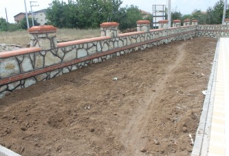 Uygulama Camii’nde çevre düzenlemesi devam ediyor