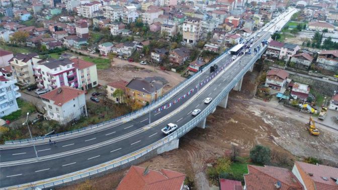 Viyadük ile D-100 trafiği rahatlayacak