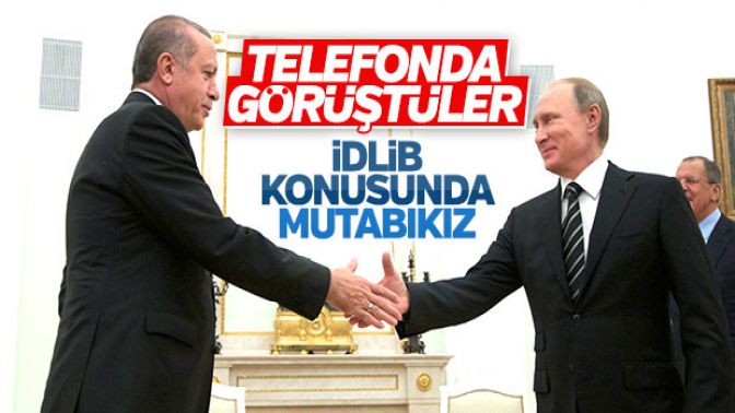 Vladimir Putin ile Tayyip Erdoğanın telefon görüşmesi