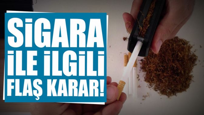 Yaprak sigara kağıdına düzenleme