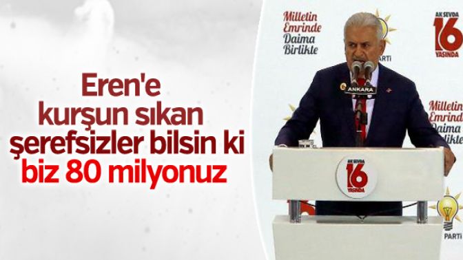 Yıldırım, AK Partinin kuruluş yıldönümünde konuştu