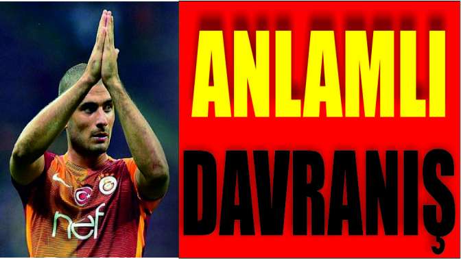 Yıldız futbolcudan anlamlı davranış