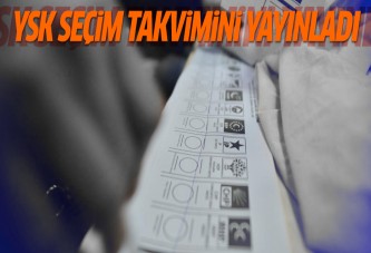 YSK seçim takvimini açıkladı