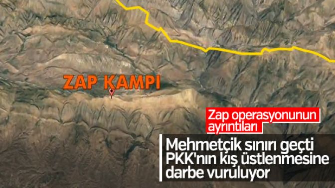 Zaptaki PKK kamplarına operasyon