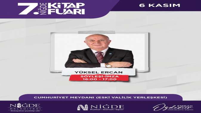 Yüksel Ercan, Niğde kitap fuarında